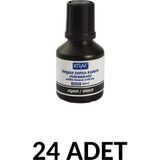 Kraf 24 Adet 30ML Siyah Tahta Kalemi Mürekkebi