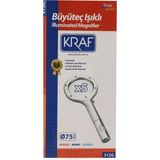 Kraf 312G Işıklı 5x Büyüteç 75MM - 75 mm