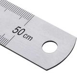 Kraf 50 cm İnch Ölçülü Çelik Cetvel