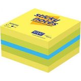 Kraf 50 x 50 Yapışkanlı Not Kağıdı Neon Yeşil Sarı 250 Adet x 3 Adet