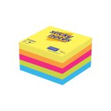 KRAF 5050mx Yapışkanlı Not Kağıdı Küp 250yp. 50x50mm. (5 RENK) 4'lü Paket