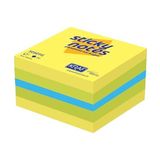 Kraf 50X50 Yapışkanlı Not Kağıdı Neon Yeşil-Sarı 5050Yg