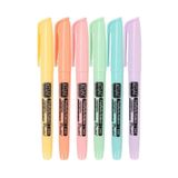 KRAF 6'lı Pastel Renk Fosforlu Işaretleme Kalem Seti