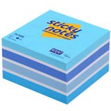 Kraf 7676BL 76x76 400 Yaprak Pastel Blue Yapışkanlı Küp Not Kağıdı