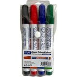 Kraf 770-4 Doldurulabilir Tahta Kalemi 4'lü Set