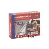 Kraf 78x102 mm 125 Mic 100'lü Laminasyon Filmi