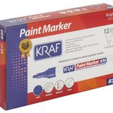 Kraf 830 Paint Markör Kalem Mavi 12'li