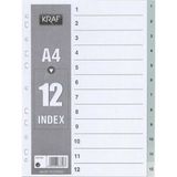 Kraf A4 1-12 Rakam Ayraç