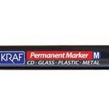 KRAF ASETAT KALEMİ OHP PLUS 280 (M) MAVİ 12 Lİ
