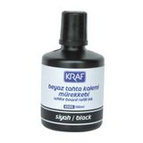 Kraf Beyaz Tahta Kalem Mürekkebi 100Ml Siyah 450G 6'Lı Paket
