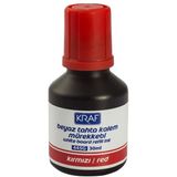Kraf Beyaz Tahta Kalem Mürekkebi 30Ml Kırmızı