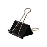 Kraf Binder Clips 25 mm 12'li Siyah Kıskaç Seti Dosyalarınızı Düzenli Tutun