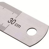Kraf Çelik Cetvel 30 cm (Inc Ölçülü) - 0,6 x 19 x 29 cm - 001-Renkli