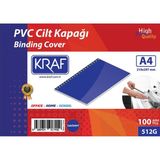 Kraf Cilt Kapağı A4 Opak Lacivert 160 Mic. 100'LÜ