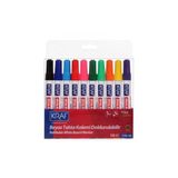 Kraf Doldurulabilir Beyaz Tahta Kalemi 10'lu Set 770-10 - Çok Renkli