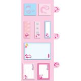 Kraf Flamingo Yapışkanlı Not Kağıdı Seti 8 x 20 Yaprak