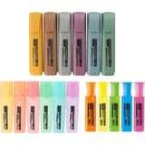 Kraf Fosforlu Kalem Seti 17 Renk 6 Metalik 6 Pastel 5 Neon Ergonomik Tasarım