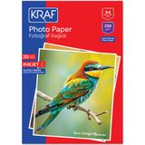 KRAF FOTOĞRAF KAĞIDI A4 250g 20 Lİ 2250