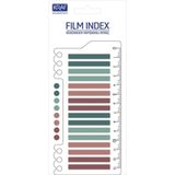 Kraf Index Film (PP) 16x20 yp 6x45 mm Cetvelli Morandi Color 16645-2