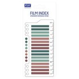 KRAF Index Fılm Pp 6 x 45 mm 16'lı x 20 Yaprak Cetvelli Morandı Color 16645 2 TYBKFZZJM92VQ0WL26