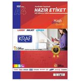 Kraf KF-2002 199.6x143.5 mm Lazer Etiker