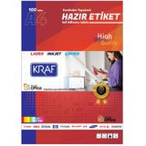 Kraf KF-2016 99.1x34 mm Lazer Etiket