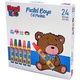KRAF KIDS PASTEL BOYA 24 LU