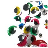 Kraf Kids Renkli Oynar Göz 15 mm 50'li
