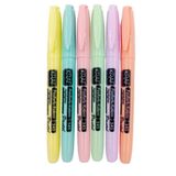 Kraf Kod:345 Pastel Tonlar 6'lı Fosforlu Kalem