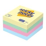 Kraf Kraf Yapışkanlı Not Kağıdı Küp 76x76 mm 400 yp Pastel Renkler 7676CP