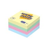 Kraf Kraf Yapışkanlı Not Kağıdı Küp 76x76 mm 400 yp Pastel Renkler 7676CP