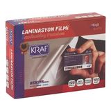 Kraf Laminasyon Filmi 125 Micron 100'lü 85X115 Mm Ofis ve Okul İçin Parlak Kalite