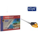 Kraf Laminasyon Filmi +Laminasyon Makası 24 cm Kraf