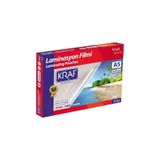 KRAF Laminasyon Filmi Parlak A5 Küçük Boy (17x25cm) 100mic 100'lü