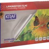 Kraf Laminasyon Pres Filmi A3 303x426 Mm 125 Micron 100'Lük