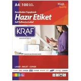 Kraf Laser Etıket 210X297 (1X100=100) (2000)Hb1000