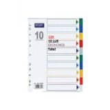 Kraf Seperatör A4 ( 10lu Eko Paket) 1-10 Renk