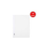 Kraf Telli Dosya, 10 Adet, 50'li Paket, A4, 2 Delikli, Beyaz - 500 Adet