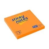Kraf Yapışkanlı Not Kağıdı 76 x 76 mm 100 Yp Neon Turuncu 7676N O - 1 Adet