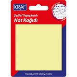Kraf Yapıskanlı Not Kagıdı 76X76 50YP.SEFF Sarı 12