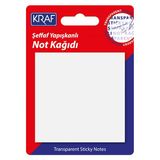 Kraf Yapışkanlı Not Kağıdı 76x76 mm 50 Yaprak Beyaz Renk Ofis ve Ev Kullanımı İçin