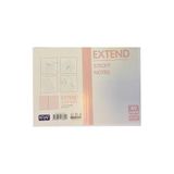 KRAF Yapışkanlı Not Kağıdı Extend 96x146mm 2x20 Yaprak Çapraz Kareli Pembe