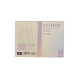KRAF Yapışkanlı Not Kağıdı Extend 96x146mm 2X20 yaprak Hafif Çizgili Mor 8680454417790