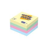 KRAF Yapışkanlı Not Kağıdı Küp 76x76 mm 400 yp Pastel Renkler 7676CP (3 Adet) 8680454932250T3
