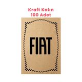 Kraft 120 G Fiat Oto Paspas Kağıdı 100 Adet - 35x50 CM - Kalın