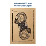 Kraft 120g Kalın Chucky Oto Paspas Kağıdı 100 Adet 35x50cm