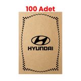 Kraft 120gr Hyundai Oto Paspas Kağıdı 100 Adet - 35x50cm - Kalın