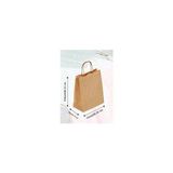 Kraft 25 Adet Kağıt Poşet Çanta 25X12X31 cm Sürdürülebilir Tekil Ürün Dayanıklı Tasarım