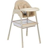 Kraft Beige Mama Sandalyesi 1+ Yaş İçin Kemerli ve Kolay Temizlenebilir Sabit Tasarım