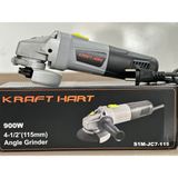 Kraft Hart 900 W 115MM Avuç İçi Taşlama Gri Profesyonel Kullanım için Güçlü Motor
